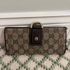 Monogram GG Brown/Beige wallet Gucci